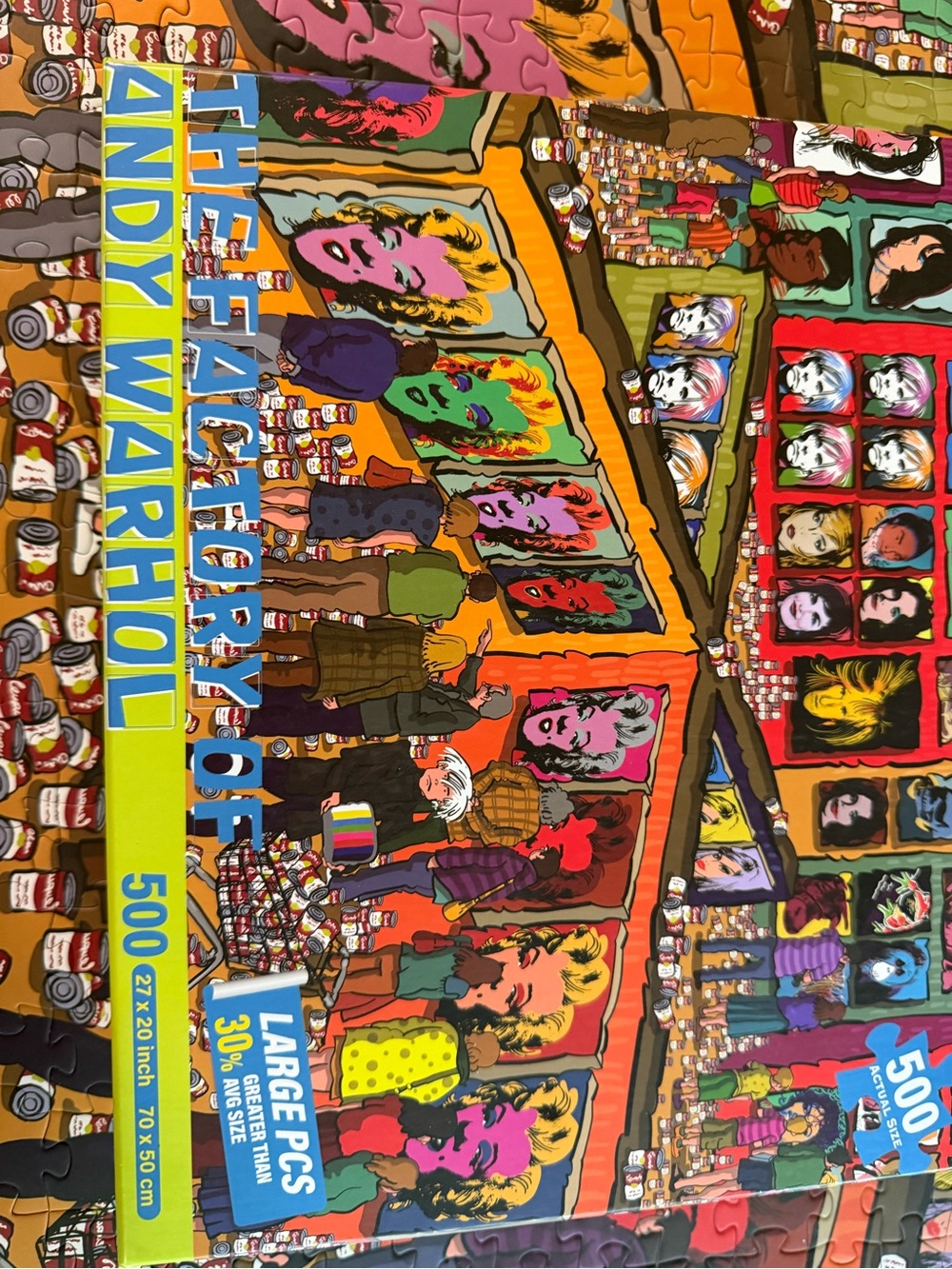 Puzzle by Antelope. 500ct. The Factory of Andy Warhol